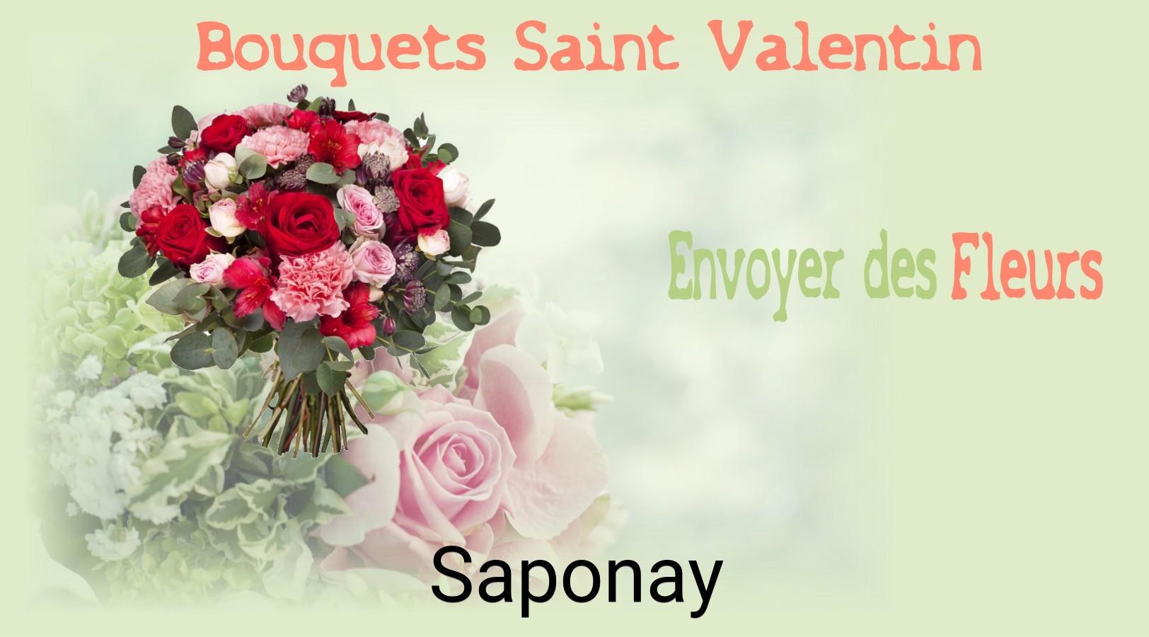 Roses de Saint-Valentin livrées à Saponay